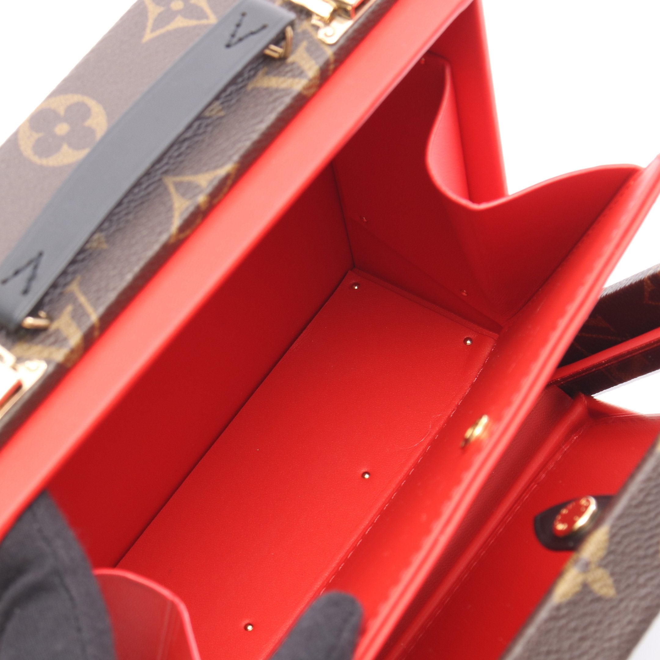 モバイルボックス モノグラムフォーリンラブ ハンドバッグ PVC レザー