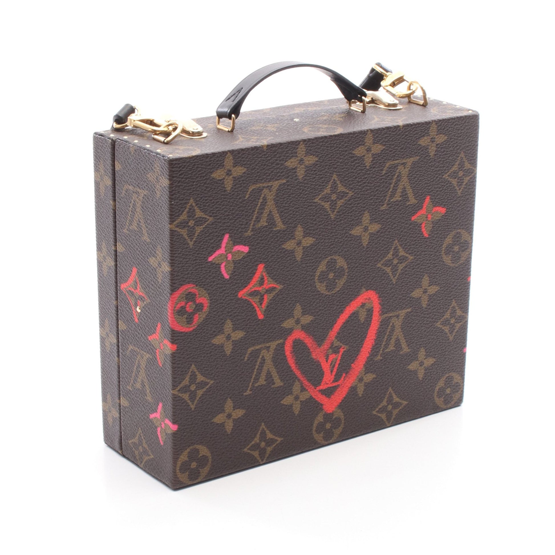 モバイルボックス モノグラムフォーリンラブ ハンドバッグ PVC レザー ブラウン マルチカラー 2WAY ルイヴィトン バッグ LOUIS VUITTON