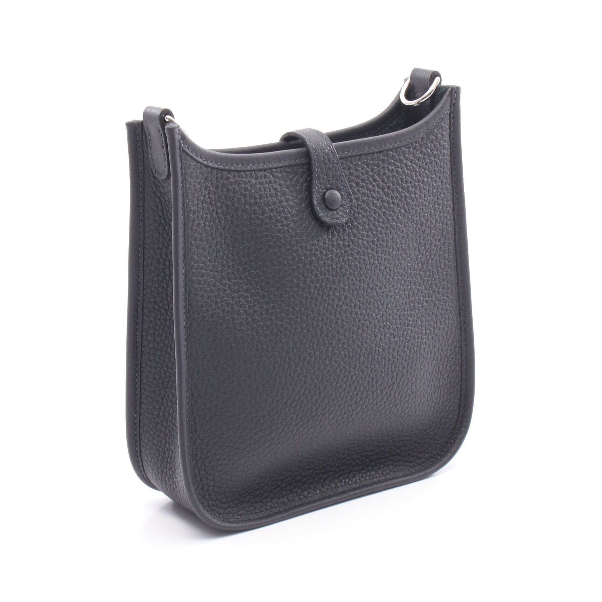 エヴリンTPM キャバン ショルダーバッグ トリヨンクレマンス ネイビー シルバー金具 K刻印 エルメス バッグ HERMES