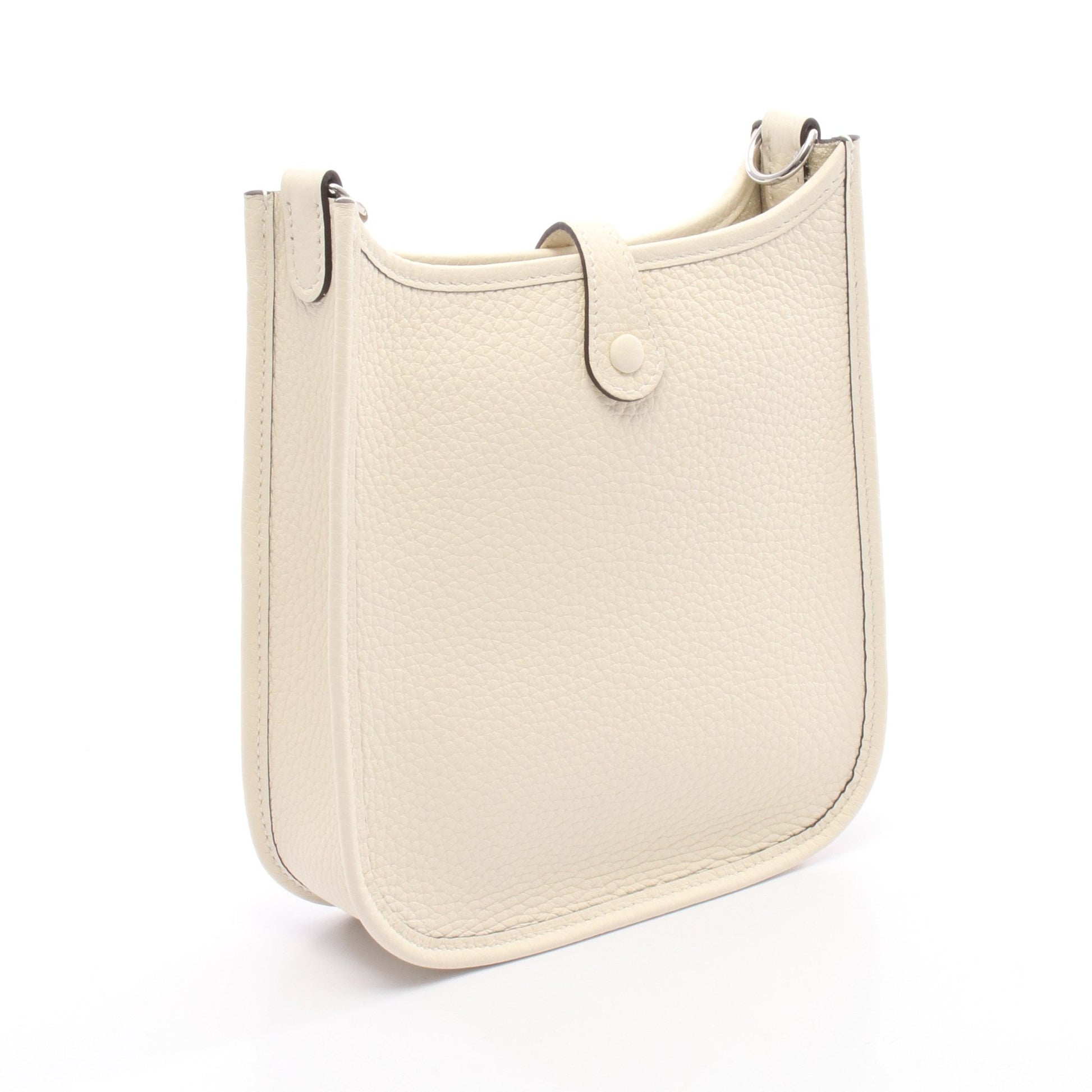 エヴリンTPM クレーム ショルダーバッグ トリヨンクレマンス アイボリー シルバー金具 K刻印 エルメス バッグ HERMES