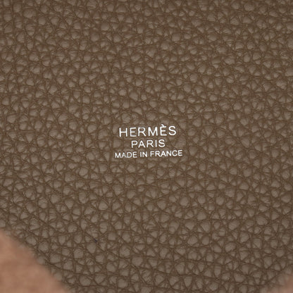 ピコタンロックPM エトゥープ ハンドバッグ トリヨンクレマンス グレーブラウン シルバー金具 K刻印 エルメス バッグ HERMES