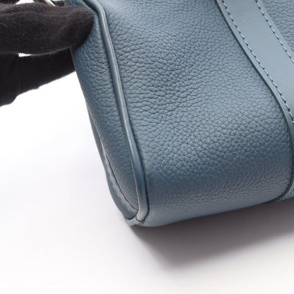 キーポルXS LVアエログラム ハンドバッグ レザー ブルー 2WAY ルイヴィトン バッグ LOUIS VUITTON
