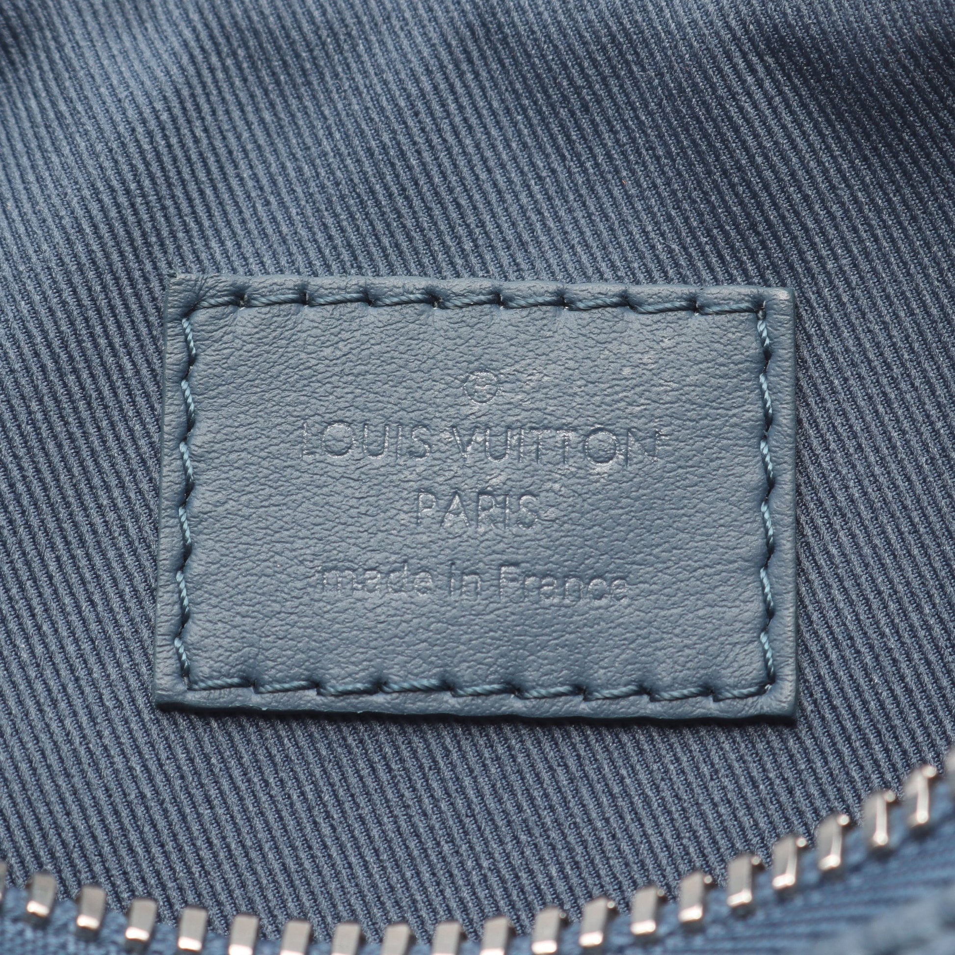 キーポルXS LVアエログラム ハンドバッグ レザー ブルー 2WAY ルイヴィトン バッグ LOUIS VUITTON