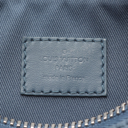 キーポルXS LVアエログラム ハンドバッグ レザー ブルー 2WAY ルイヴィトン バッグ LOUIS VUITTON