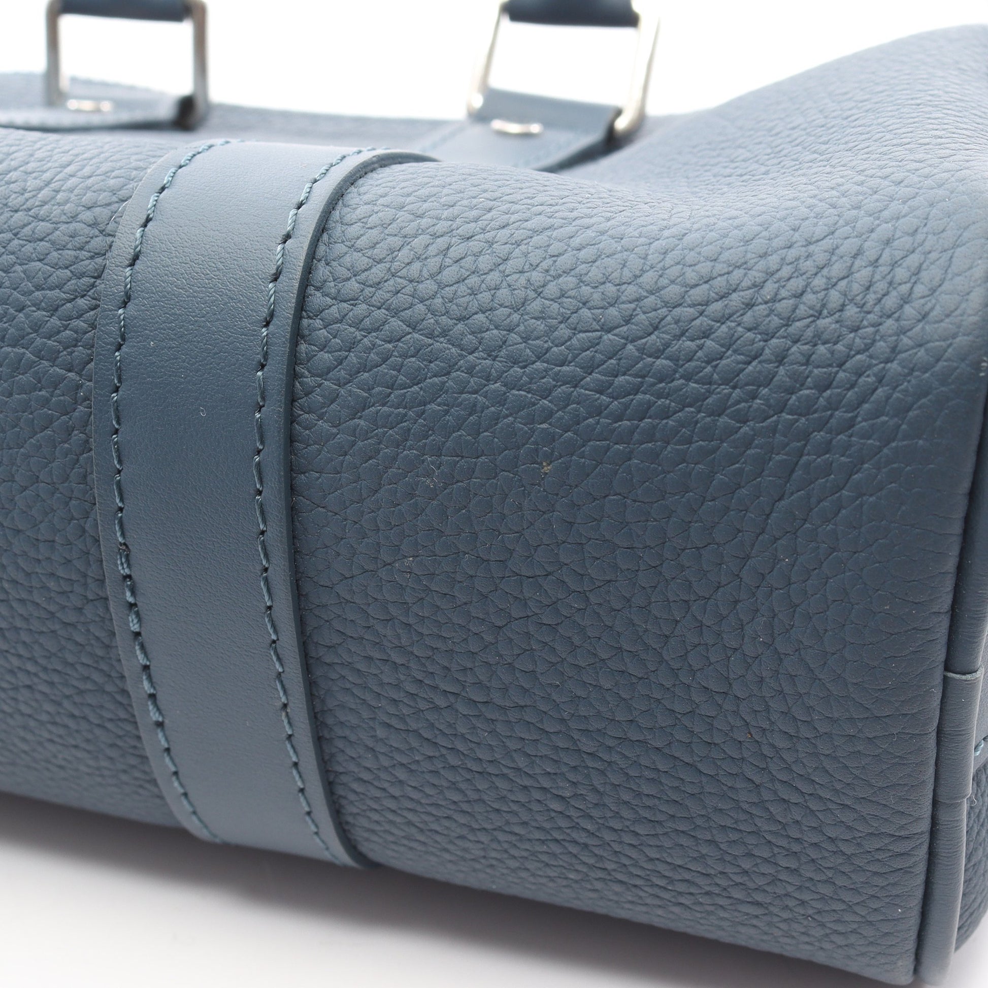 キーポルXS LVアエログラム ハンドバッグ レザー ブルー 2WAY ルイヴィトン バッグ LOUIS VUITTON