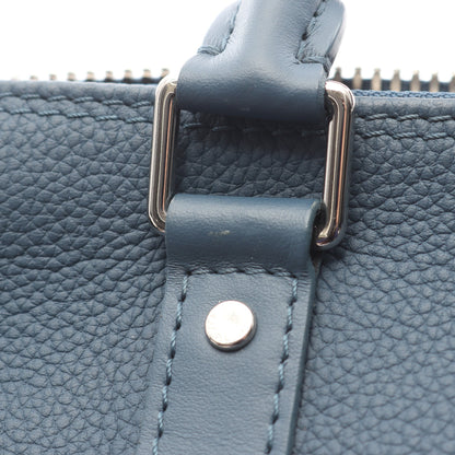 キーポルXS LVアエログラム ハンドバッグ レザー ブルー 2WAY ルイヴィトン バッグ LOUIS VUITTON