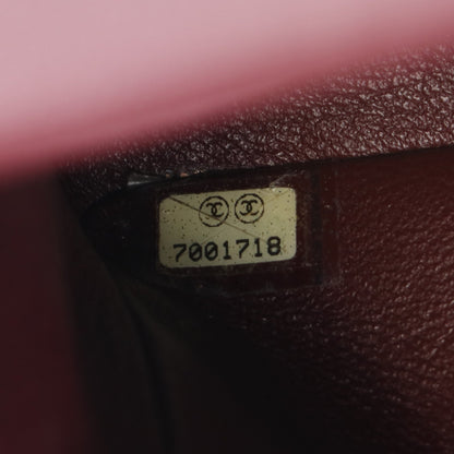 マトラッセ Wフラップ Wチェーンショルダーバッグ ラムスキン ブラック シルバー金具 シャネル バッグ CHANEL