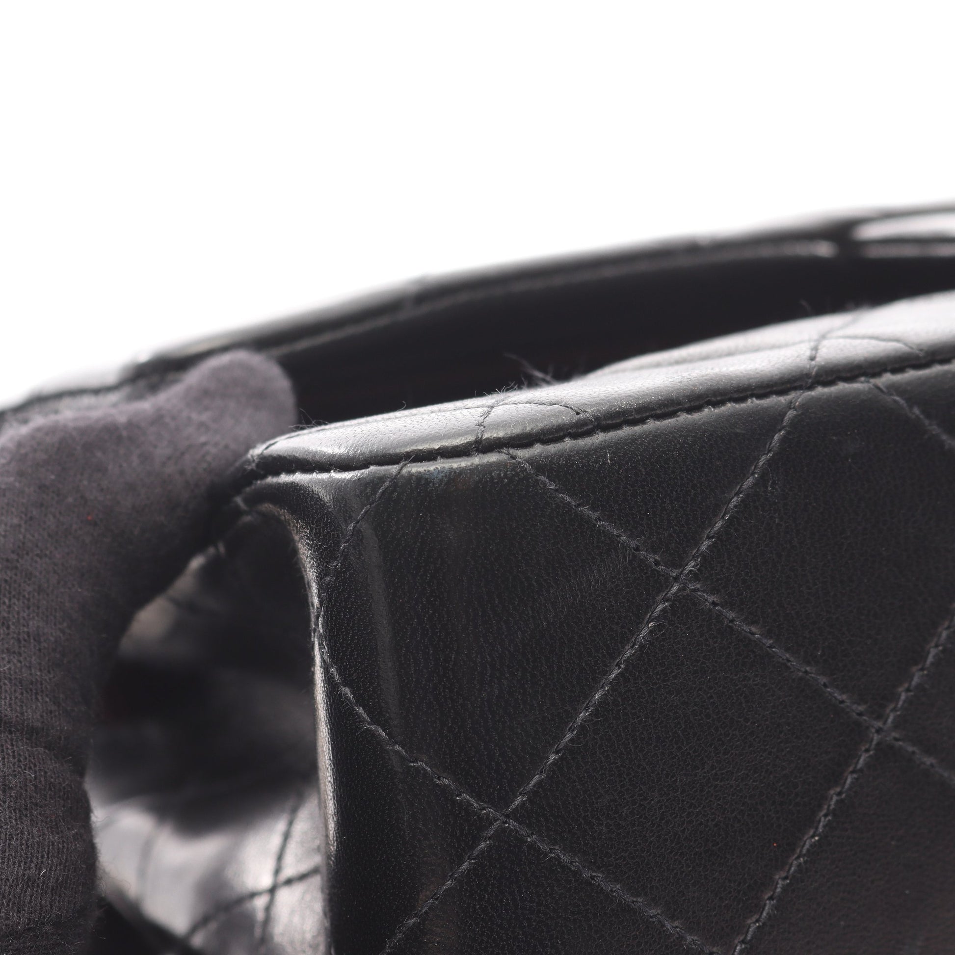 マトラッセ Wフラップ Wチェーンショルダーバッグ ラムスキン ブラック ゴールド金具 シャネル バッグ CHANEL