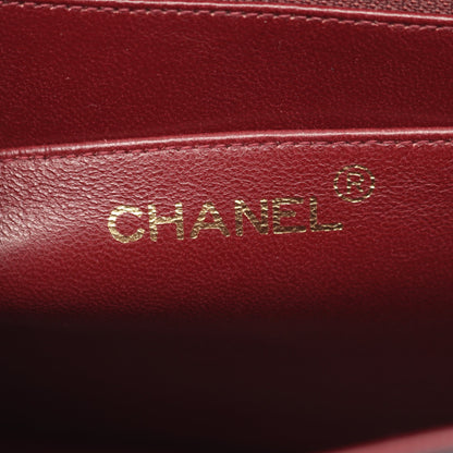 デカマトラッセ34 Wチェーンショルダーバッグ ラムスキン ブラック ゴールド金具 シャネル バッグ CHANEL