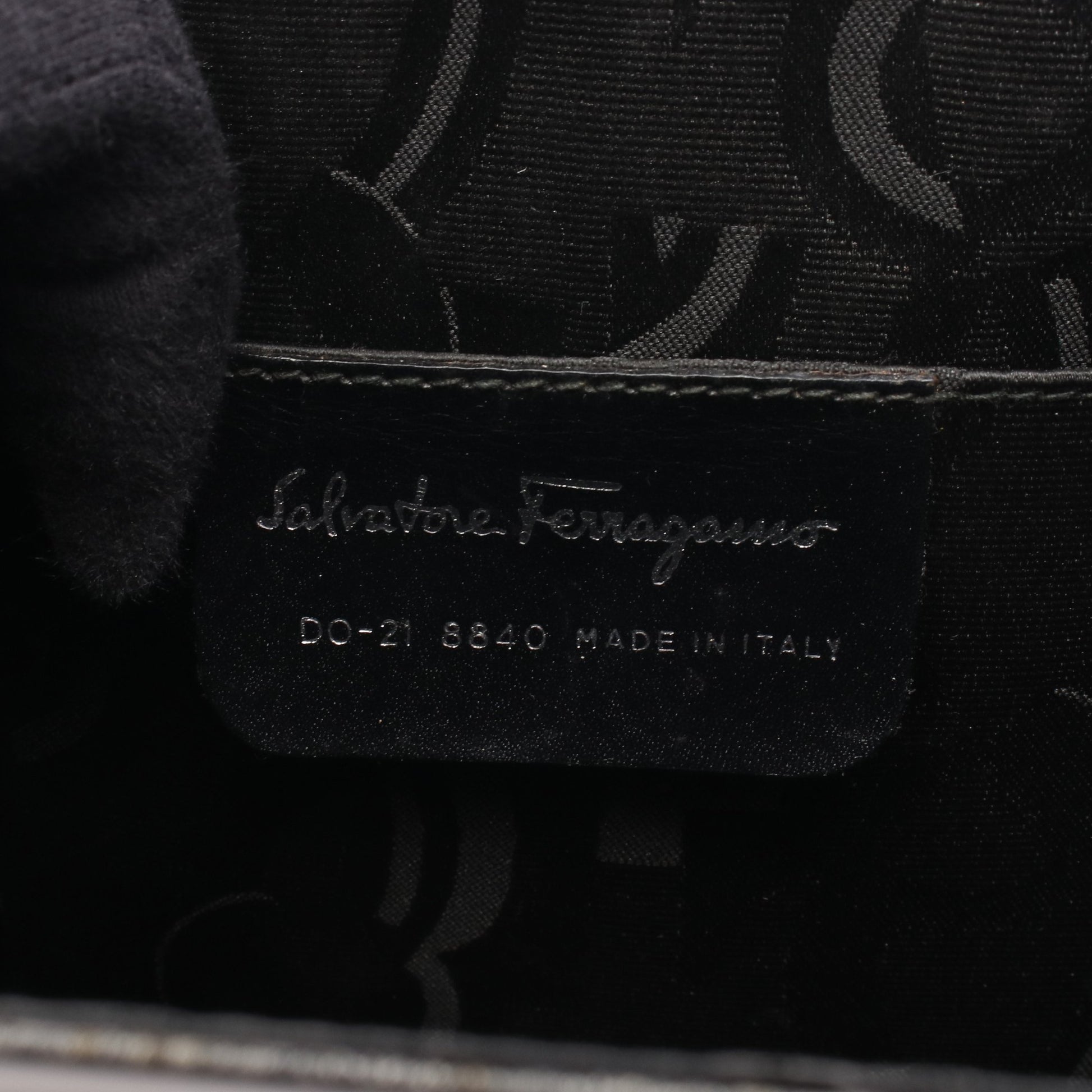 ガンチーニ ハンドバッグ ブラック サルヴァトーレフェラガモ バッグ Salvatore Ferragamo
