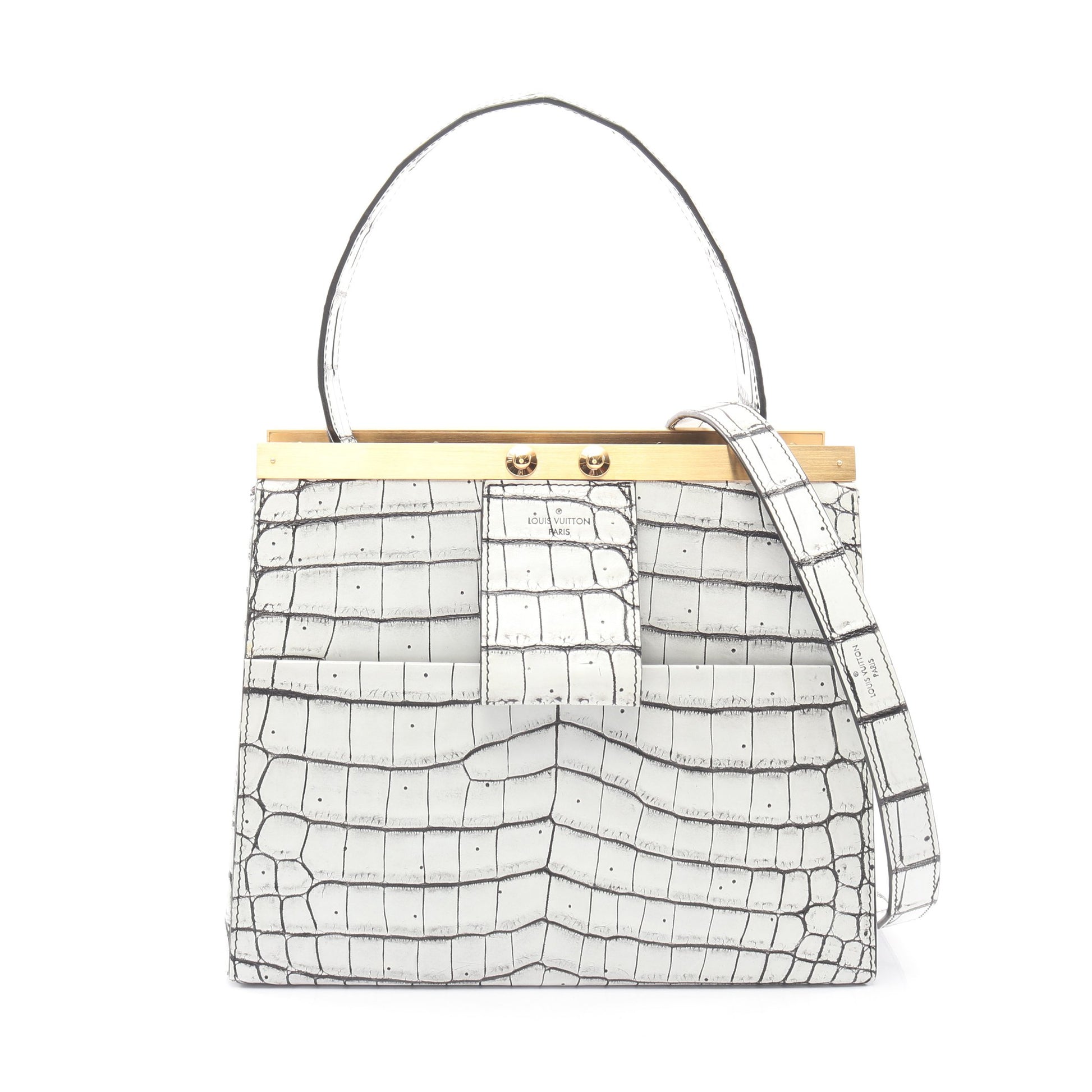 ハンドバッグ レザー ホワイト 2WAY 2018コレクション ルイヴィトン バッグ LOUIS VUITTON