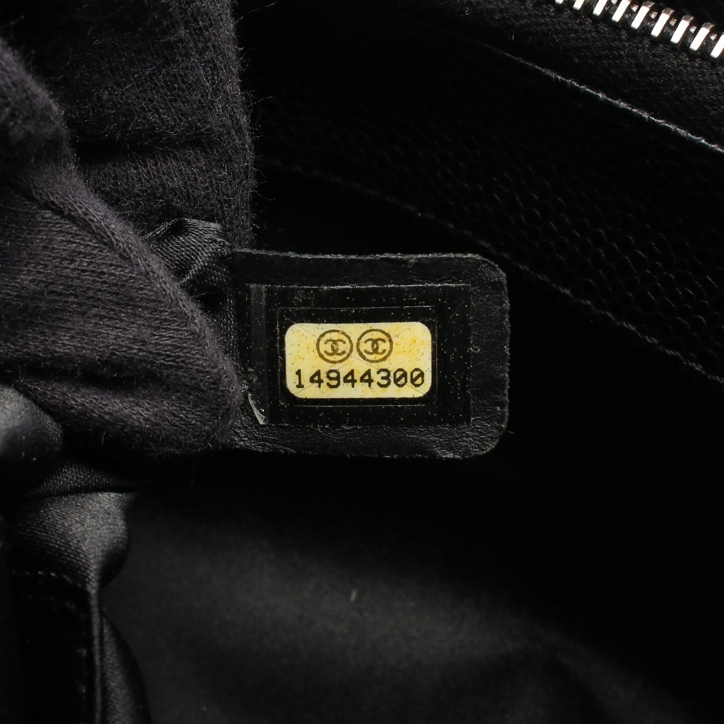 マトラッセ グランドショッピング GST チェーンショルダーバッグ チェーントートバッグ キャビアスキン ブラック シルバー金具 シャネル バッグ CHANEL