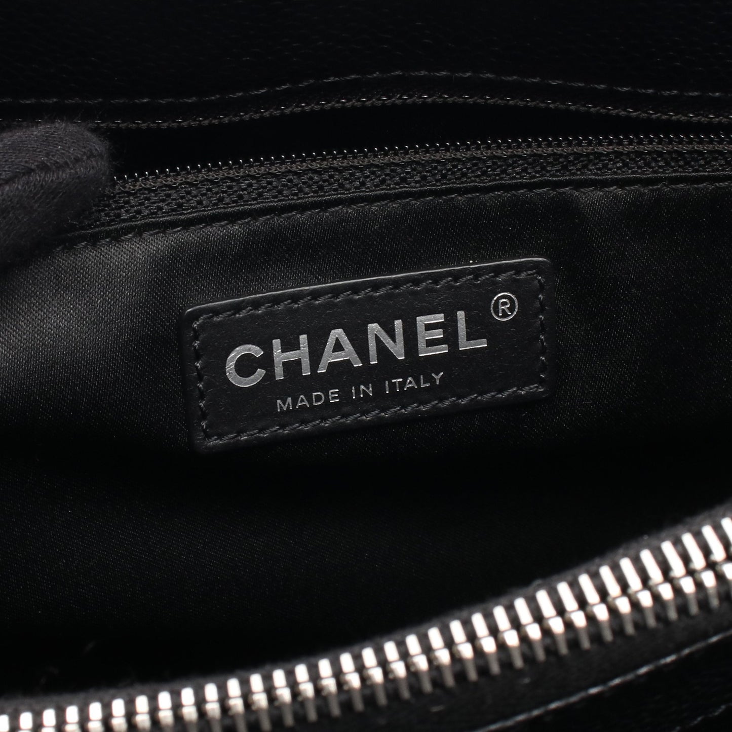 マトラッセ グランドショッピング GST チェーンショルダーバッグ チェーントートバッグ キャビアスキン ブラック シルバー金具 シャネル バッグ CHANEL