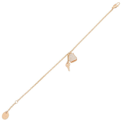 ケリークロシェットスモールブレスレット PM ブレスレット K18PG ダイヤモンド クリア ピンクゴールド エルメス アクセサリー HERMES