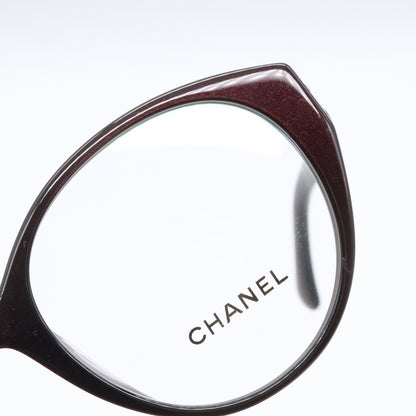 伊達メガネ メガネ 眼鏡 ダークパープル シャネル 財布・小物 CHANEL