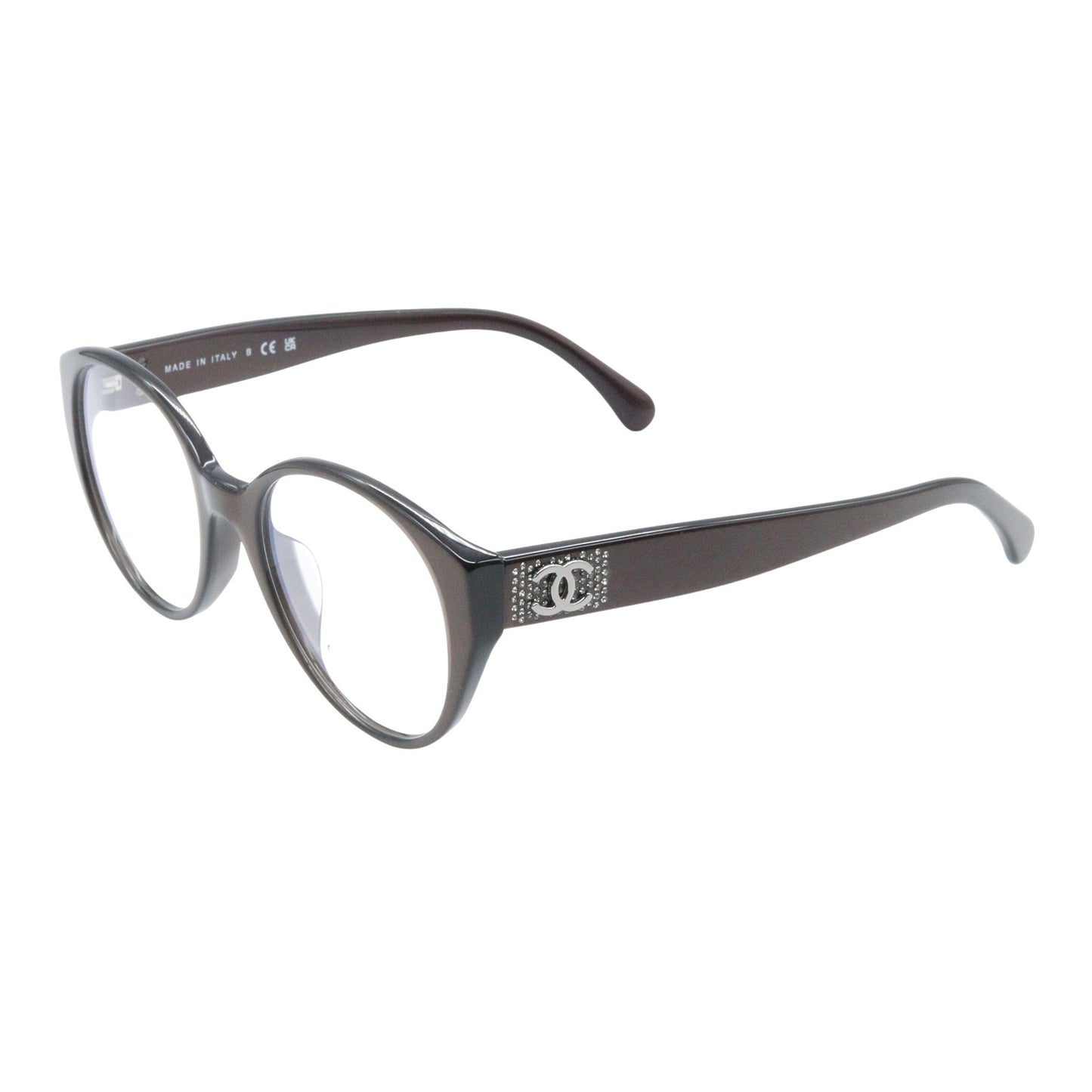 伊達メガネ メガネ 眼鏡 ダークパープル シャネル 財布・小物 CHANEL