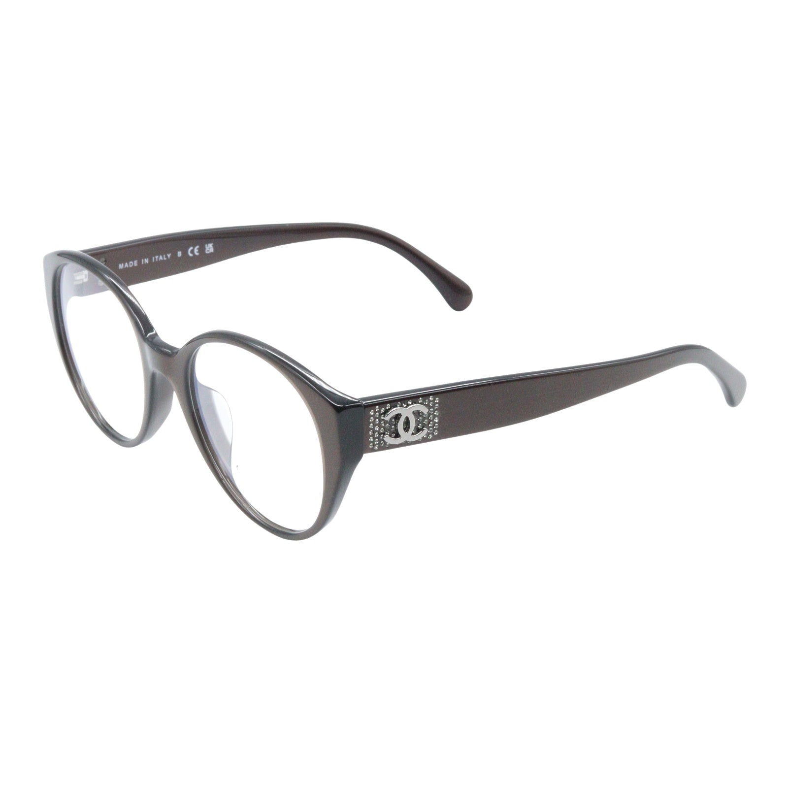 伊達メガネ メガネ 眼鏡 ダークパープル シャネル 財布・小物 CHANEL