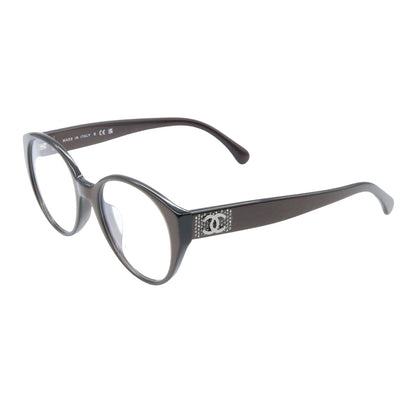 伊達メガネ メガネ 眼鏡 ダークパープル シャネル 財布・小物 CHANEL