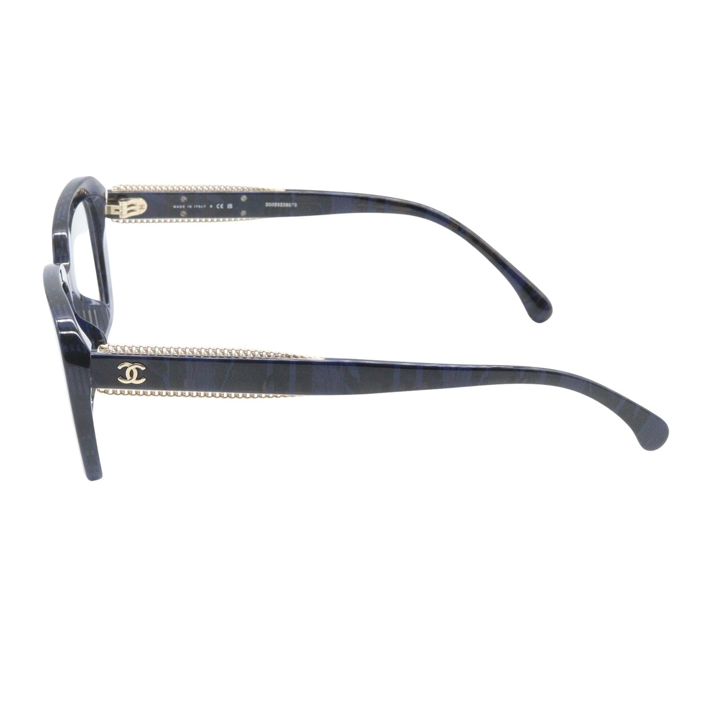 伊達メガネ メガネ 眼鏡 ネイビー シャネル 財布・小物 CHANEL
