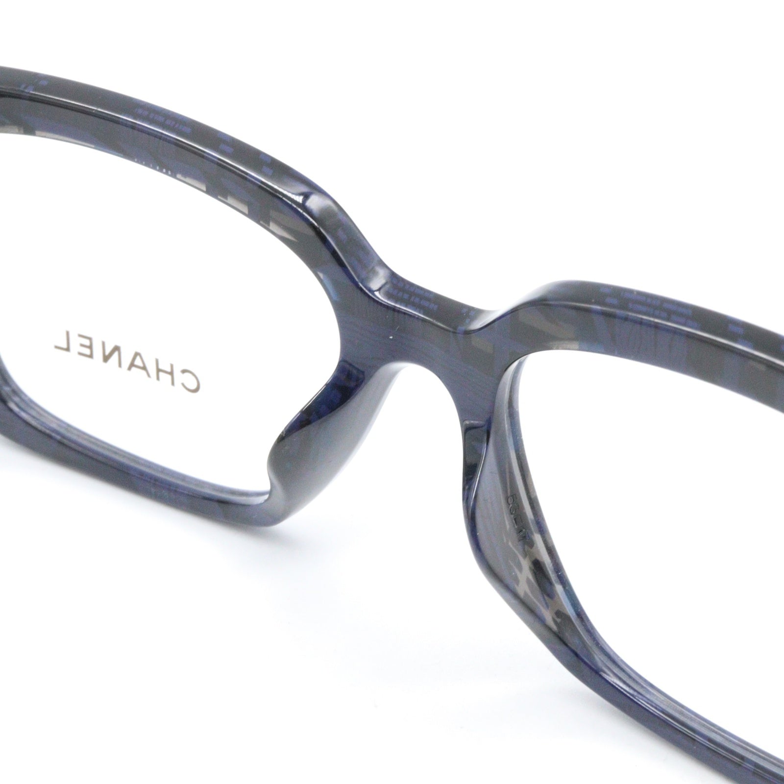 伊達メガネ メガネ 眼鏡 ネイビー シャネル 財布・小物 CHANEL