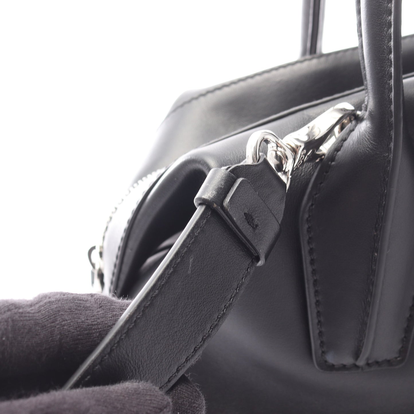 D-STYLING BAULETTO 2WAY ハンドバッグ レザー ブラック トッズ バッグ TOD'S
