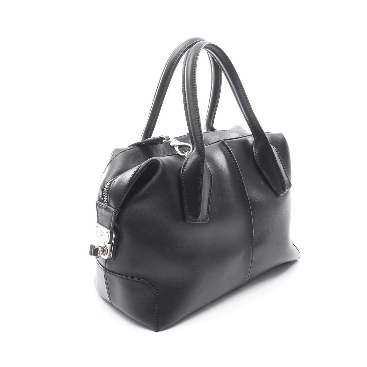 D-STYLING BAULETTO 2WAY ハンドバッグ レザー ブラック トッズ バッグ TOD'S