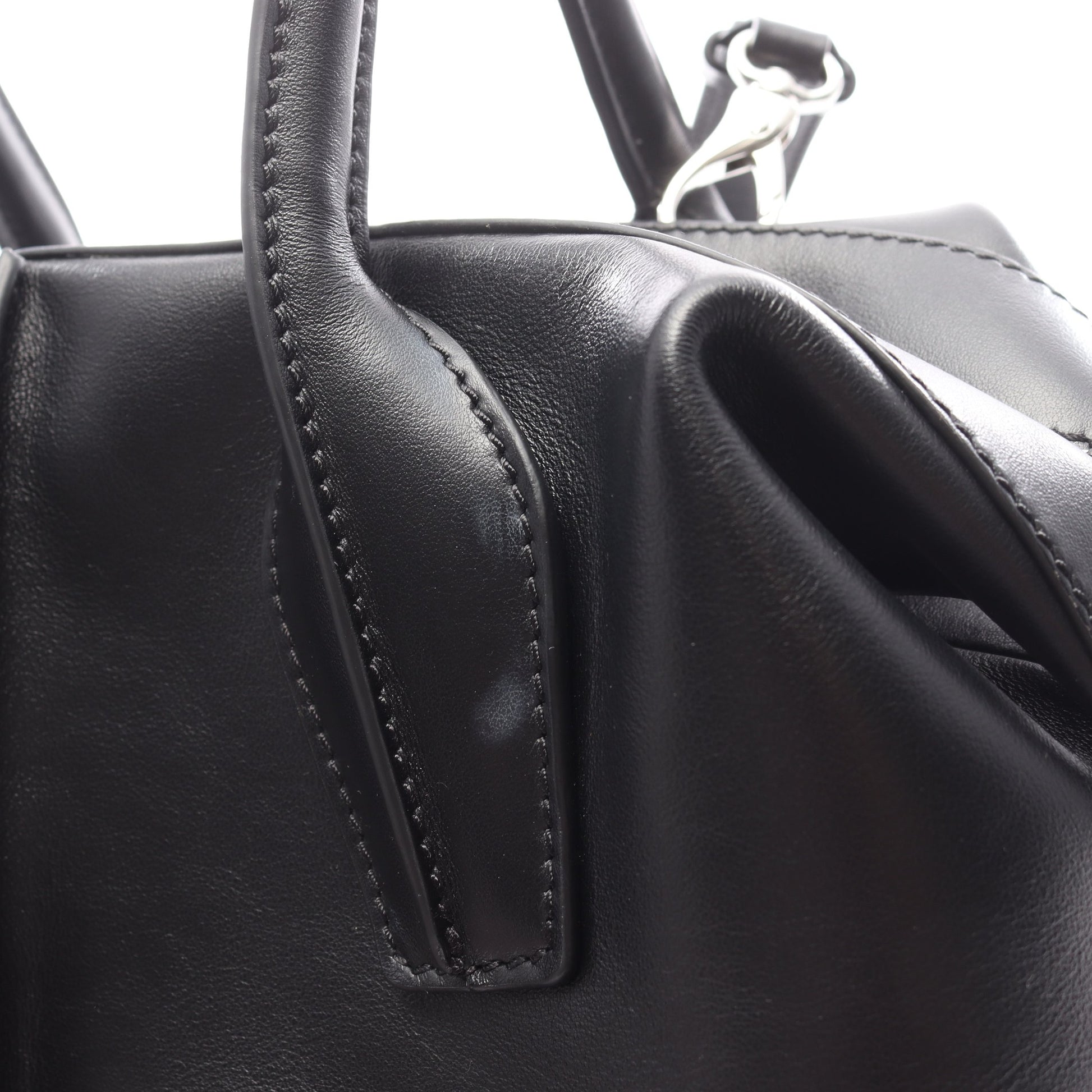 D-STYLING BAULETTO 2WAY ハンドバッグ レザー ブラック トッズ バッグ TOD'S