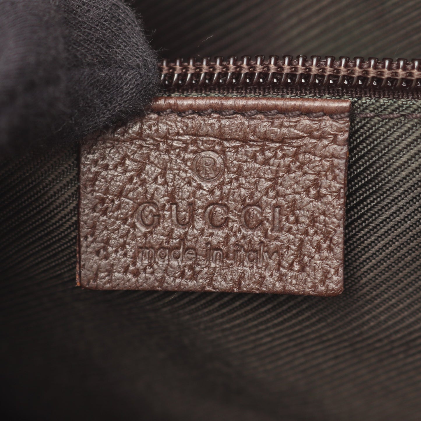 GG柄 ショルダーバッグ ナイロンキャンバス レザー ベージュ ダークブラウン グッチ バッグ GUCCI