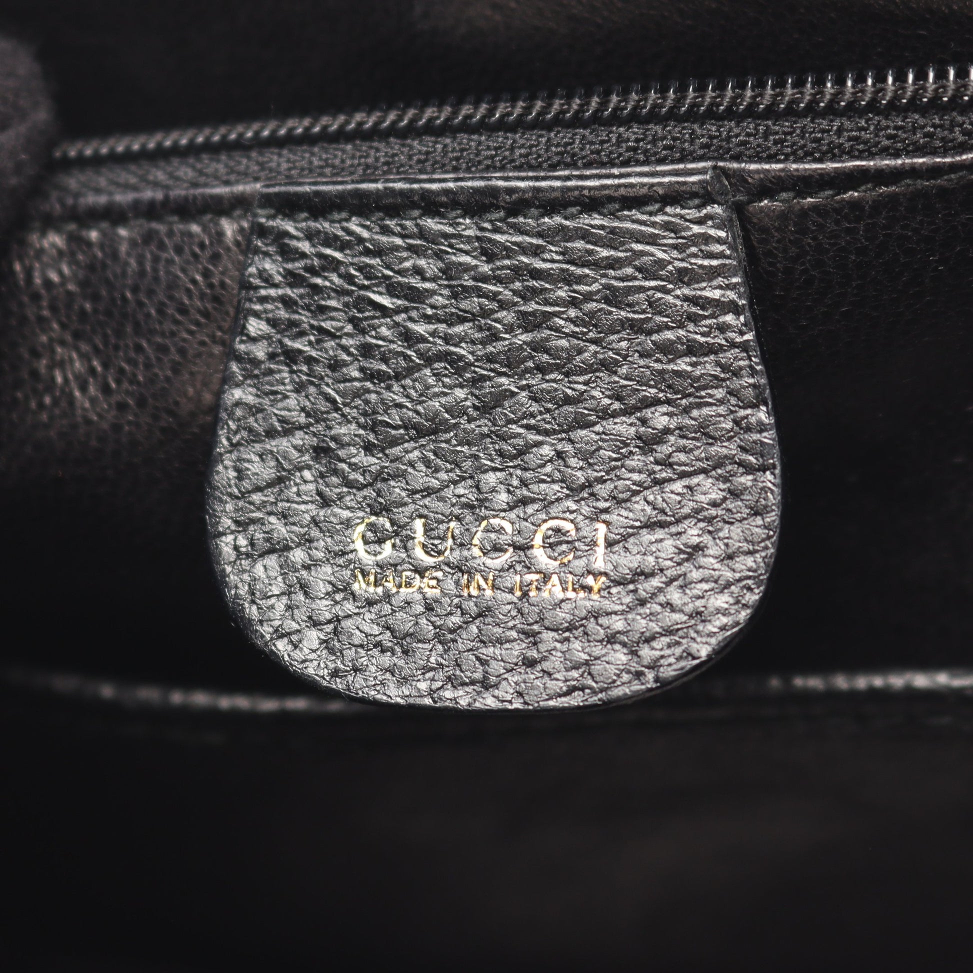 バンブー ハンドバッグ レザー ブラック 2WAY グッチ バッグ GUCCI