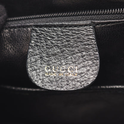 バンブー ハンドバッグ レザー ブラック 2WAY グッチ バッグ GUCCI