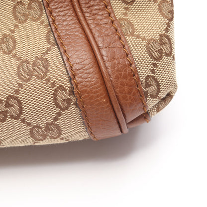 ベラ バンブー GGキャンバス ハンドバッグ トートバッグ キャンバス レザー ベージュ ブラウン 2WAY グッチ バッグ GUCCI
