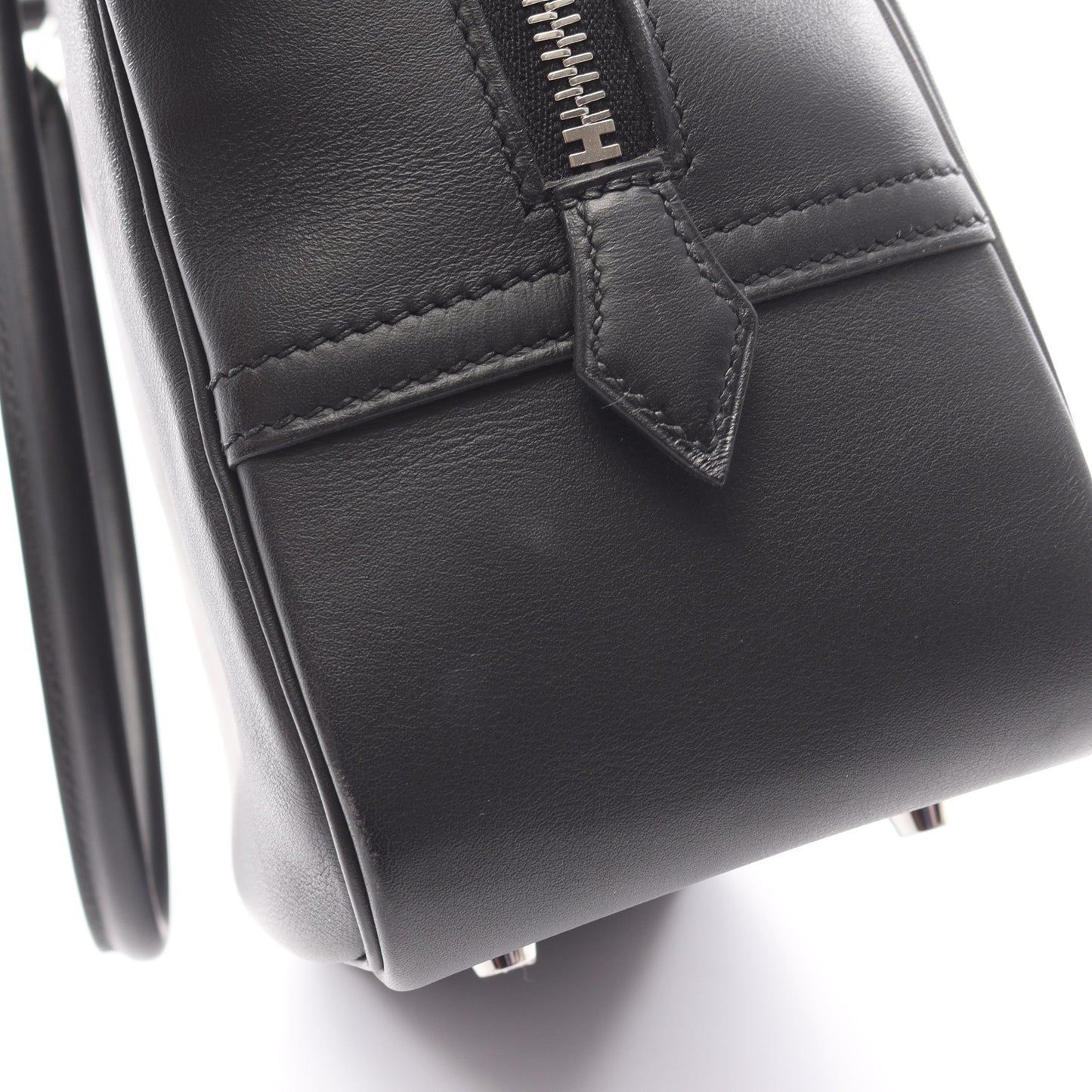 プリュム28 ハンドバッグ ヴォースイフト ブラック シルバー金具 K刻印 エルメス バッグ HERMES