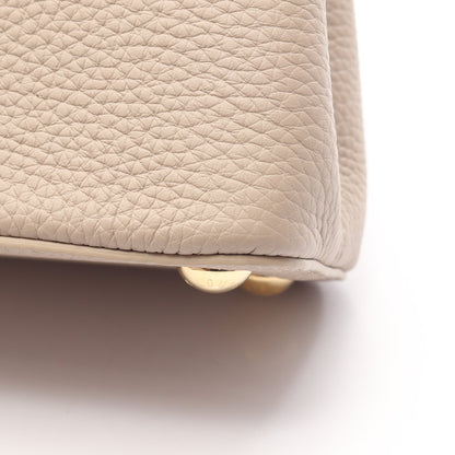 カプシーヌBB ガレ ハンドバッグ トリヨンレザー グレーベージュ 2WAY ルイヴィトン バッグ LOUIS VUITTON