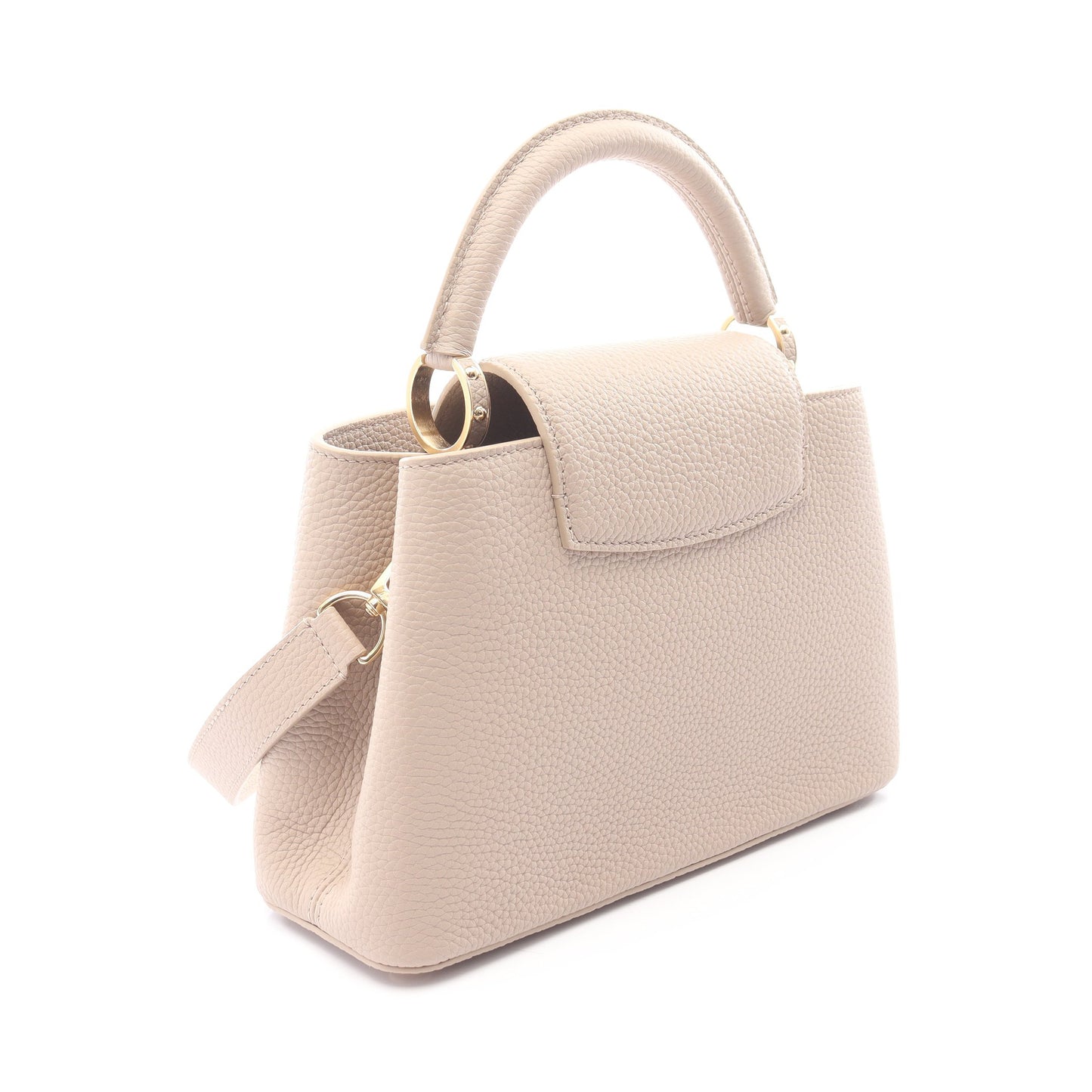 カプシーヌBB ガレ ハンドバッグ トリヨンレザー グレーベージュ 2WAY ルイヴィトン バッグ LOUIS VUITTON