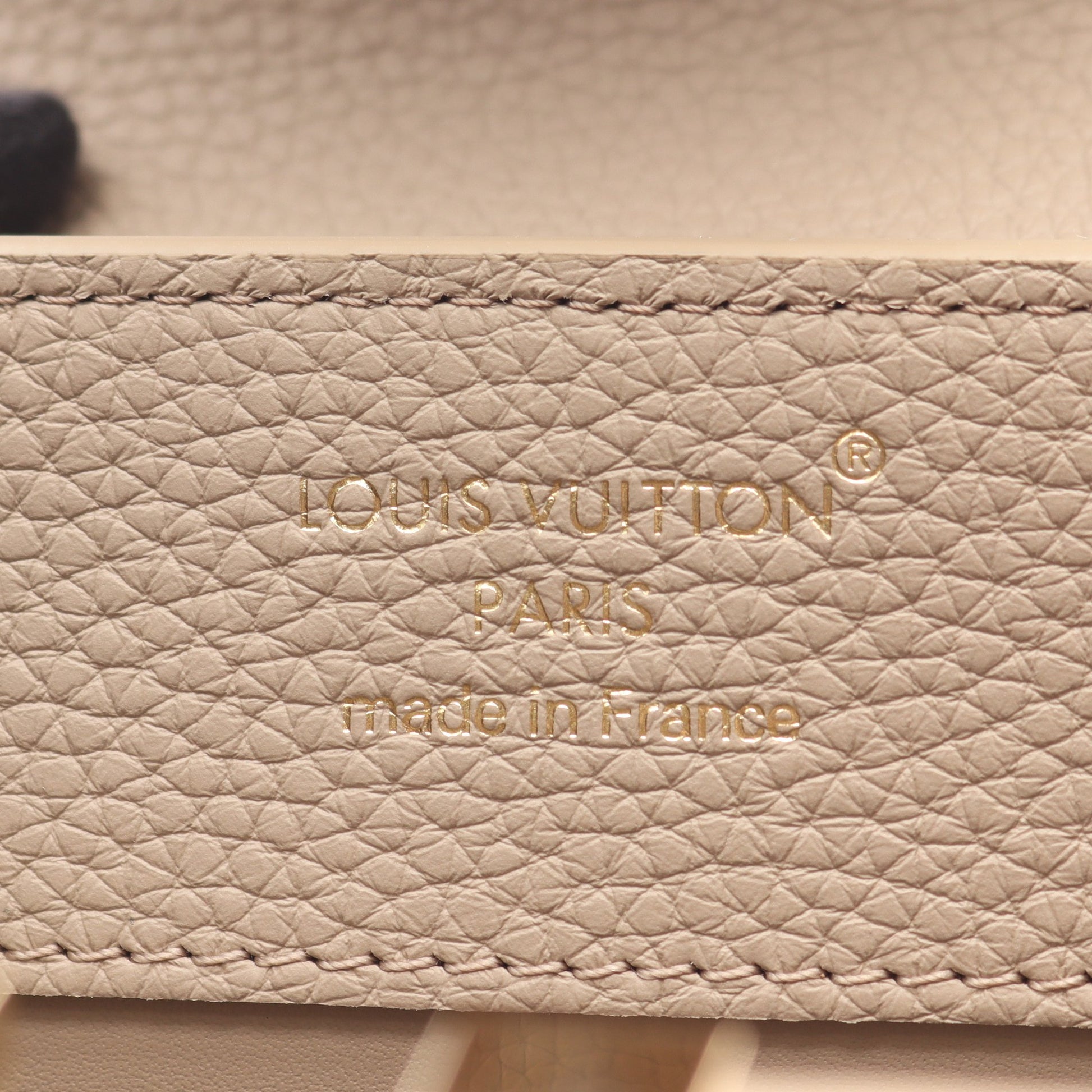 カプシーヌBB ガレ ハンドバッグ トリヨンレザー グレーベージュ 2WAY ルイヴィトン バッグ LOUIS VUITTON