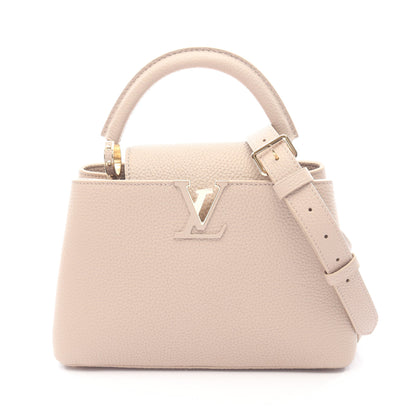カプシーヌBB ガレ ハンドバッグ トリヨンレザー グレーベージュ 2WAY ルイヴィトン バッグ LOUIS VUITTON