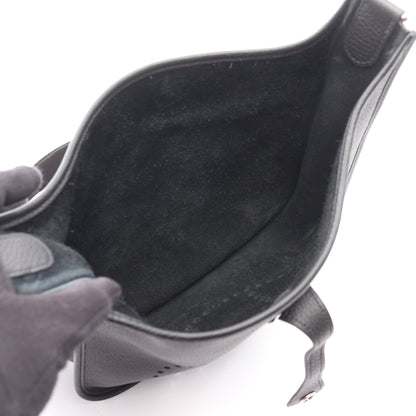 エヴリン 3 トロワ PM ショルダーバッグ トリヨンクレマンス ブラック シルバー金具 U刻印 エルメス バッグ HERMES
