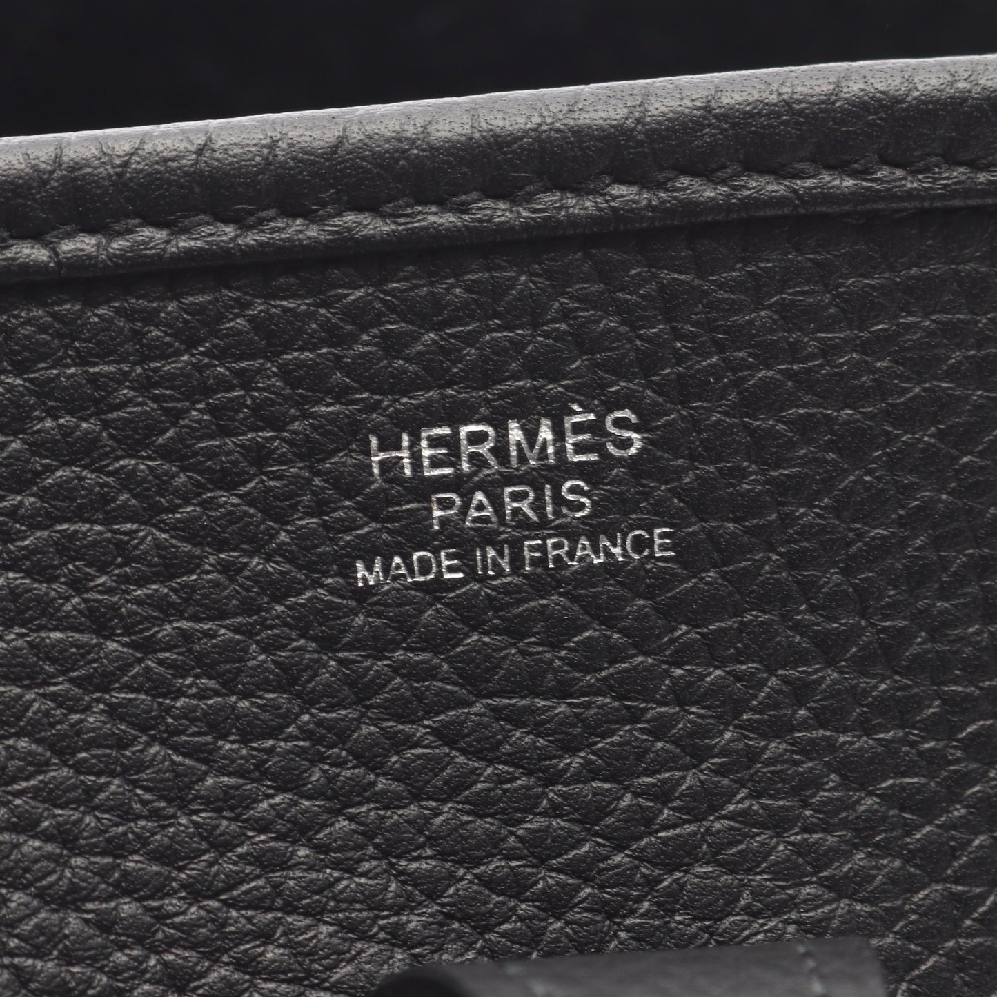 エヴリン 3 トロワ PM ショルダーバッグ トリヨンクレマンス ブラック シルバー金具 U刻印 エルメス バッグ HERMES