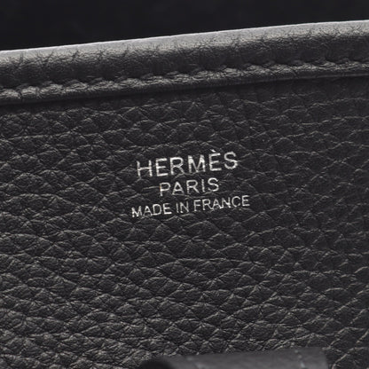 エヴリン 3 トロワ PM ショルダーバッグ トリヨンクレマンス ブラック シルバー金具 U刻印 エルメス バッグ HERMES