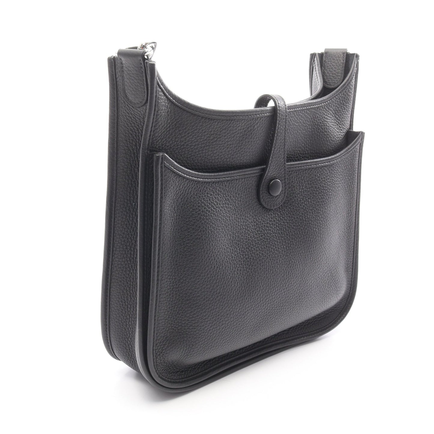 エヴリン 3 トロワ PM ショルダーバッグ トリヨンクレマンス ブラック シルバー金具 U刻印 エルメス バッグ HERMES