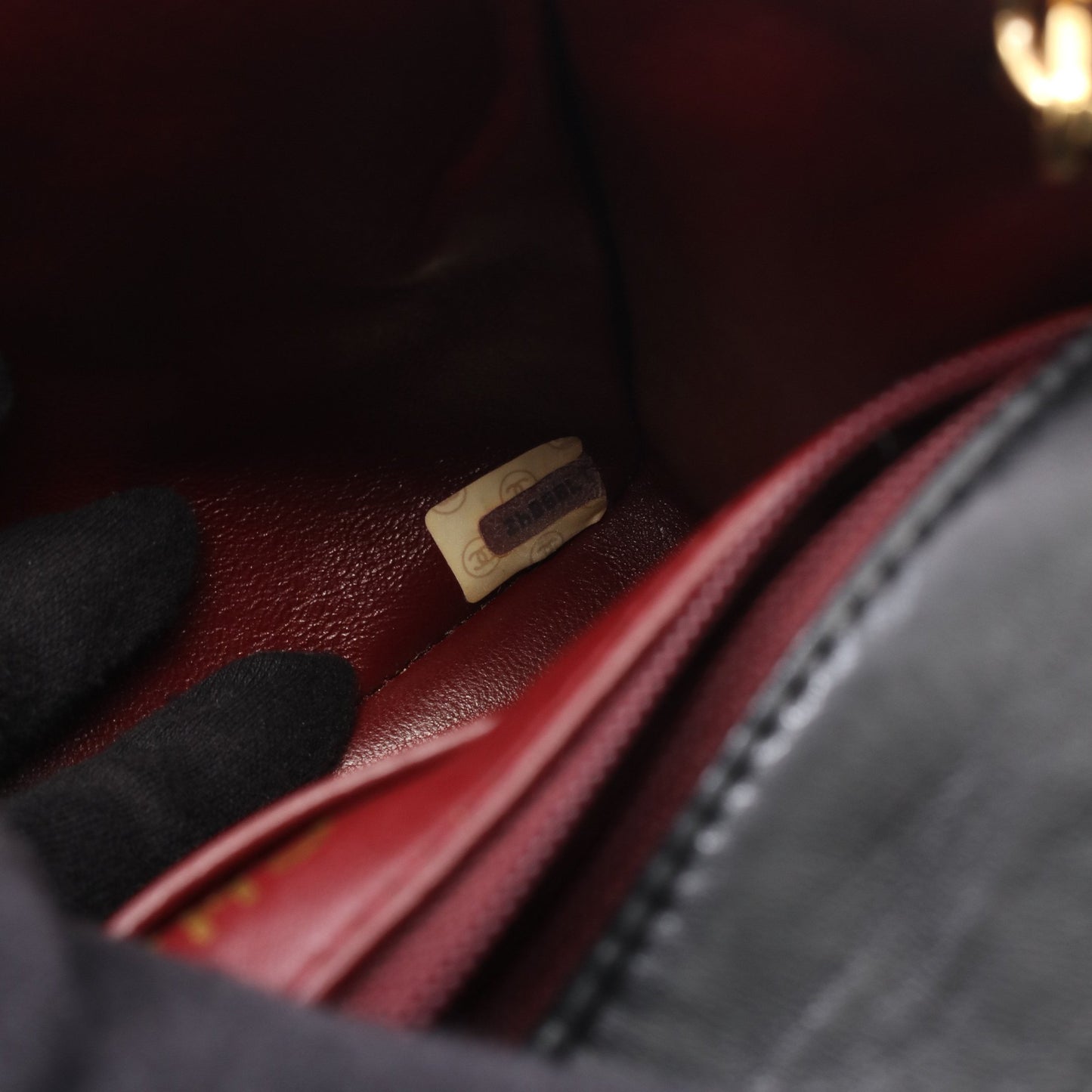 ミニマトラッセ20 チェーンショルダーバッグ ラムスキン ブラック ゴールド金具 シャネル バッグ CHANEL