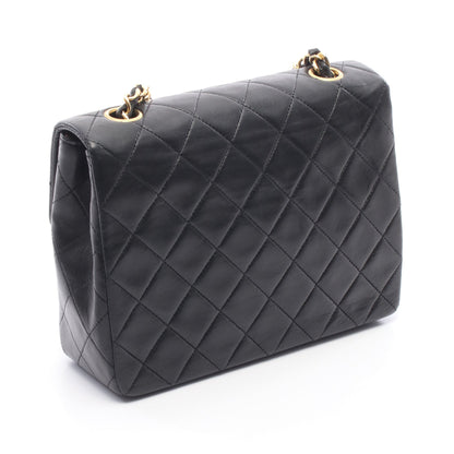 ミニマトラッセ20 チェーンショルダーバッグ ラムスキン ブラック ゴールド金具 シャネル バッグ CHANEL