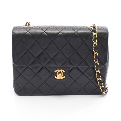 ミニマトラッセ20 チェーンショルダーバッグ ラムスキン ブラック ゴールド金具 シャネル バッグ CHANEL
