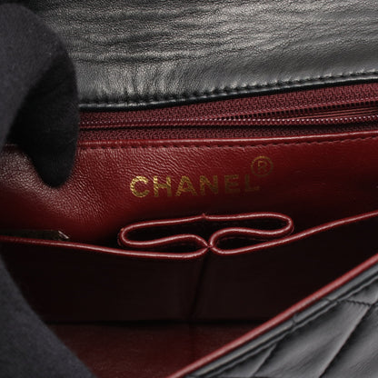 ミニマトラッセ20 チェーンショルダーバッグ ラムスキン ブラック ゴールド金具 シャネル バッグ CHANEL