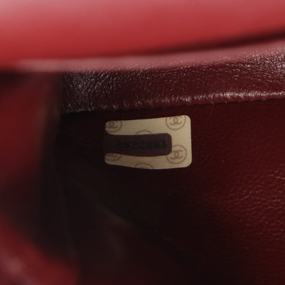 マトラッセ Wフラップ Wチェーンショルダーバッグ ラムスキン ブラック ゴールド金具 シャネル バッグ CHANEL