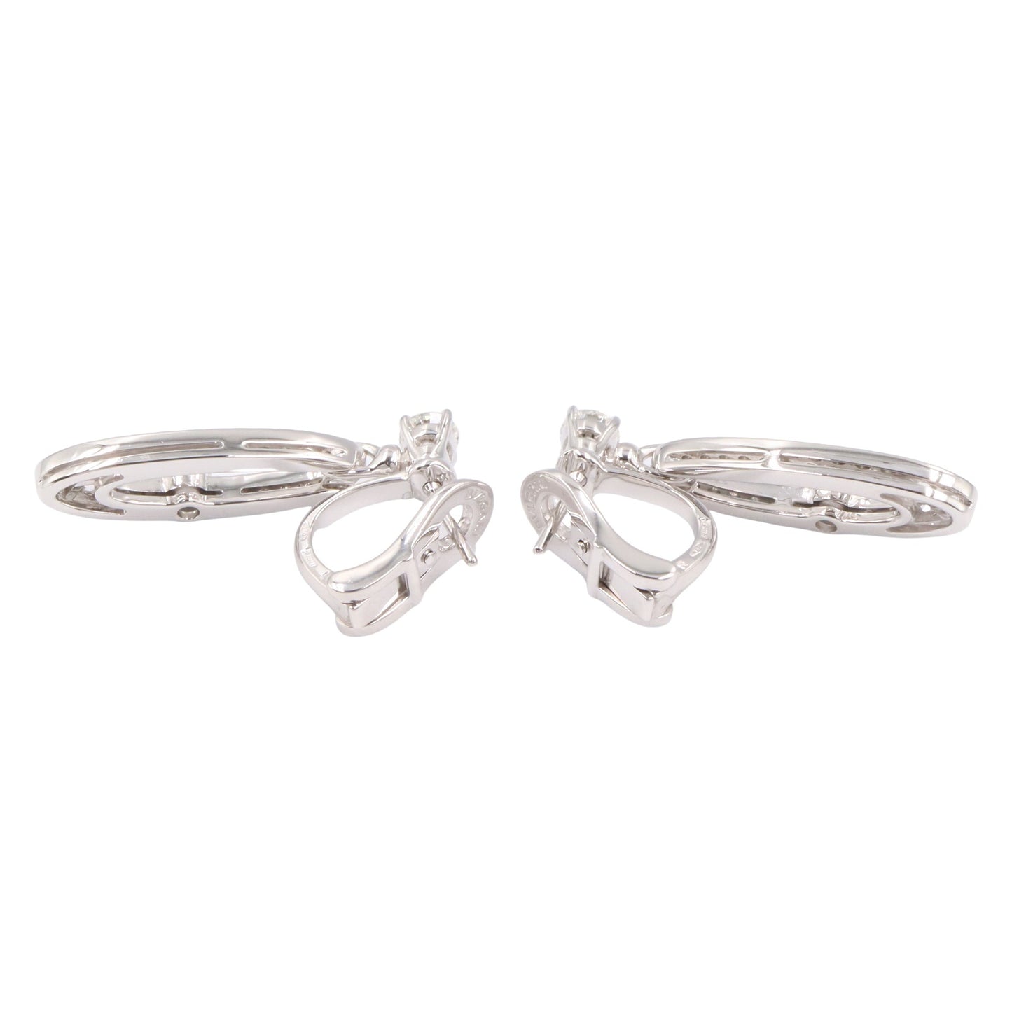 エリシア ダイヤ ピアス ピアス K18WG ダイヤモンド ホワイトゴールド クリア ブルガリ アクセサリー BVLGARI
