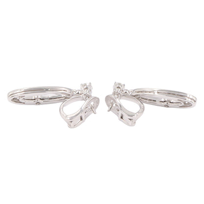 エリシア ダイヤ ピアス ピアス K18WG ダイヤモンド ホワイトゴールド クリア ブルガリ アクセサリー BVLGARI