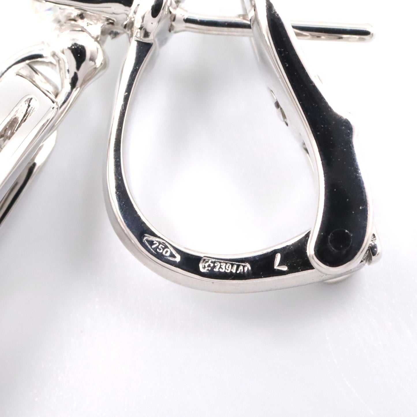 エリシア ダイヤ ピアス ピアス K18WG ダイヤモンド ホワイトゴールド クリア ブルガリ アクセサリー BVLGARI