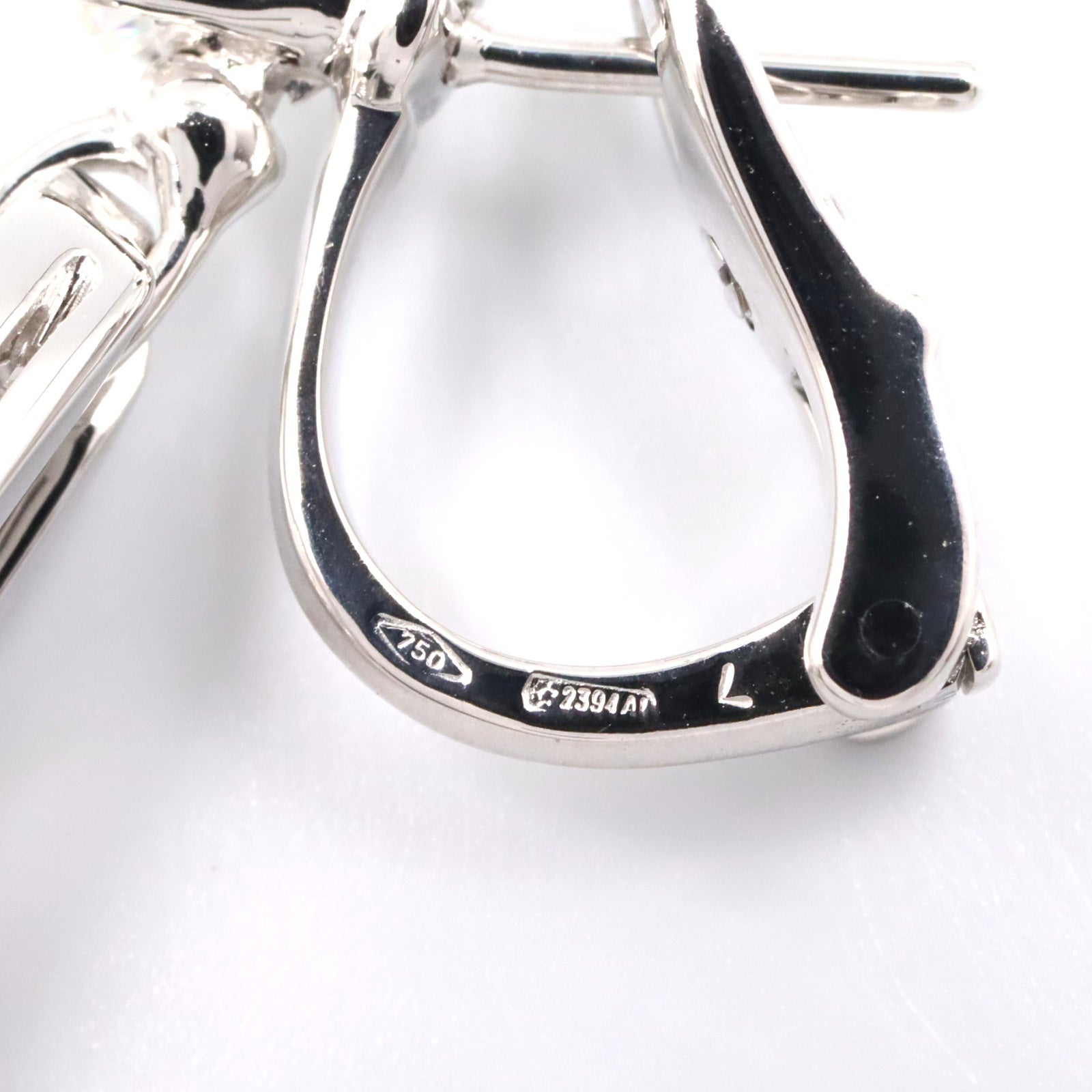エリシア ダイヤ ピアス ピアス K18WG ダイヤモンド ホワイトゴールド クリア ブルガリ アクセサリー BVLGARI