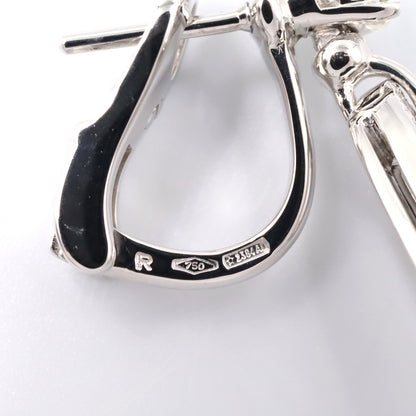 エリシア ダイヤ ピアス ピアス K18WG ダイヤモンド ホワイトゴールド クリア ブルガリ アクセサリー BVLGARI